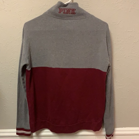 Victoria secrets Texas a&m pullover pink. Is maroon and gray - Picture 3 of 4